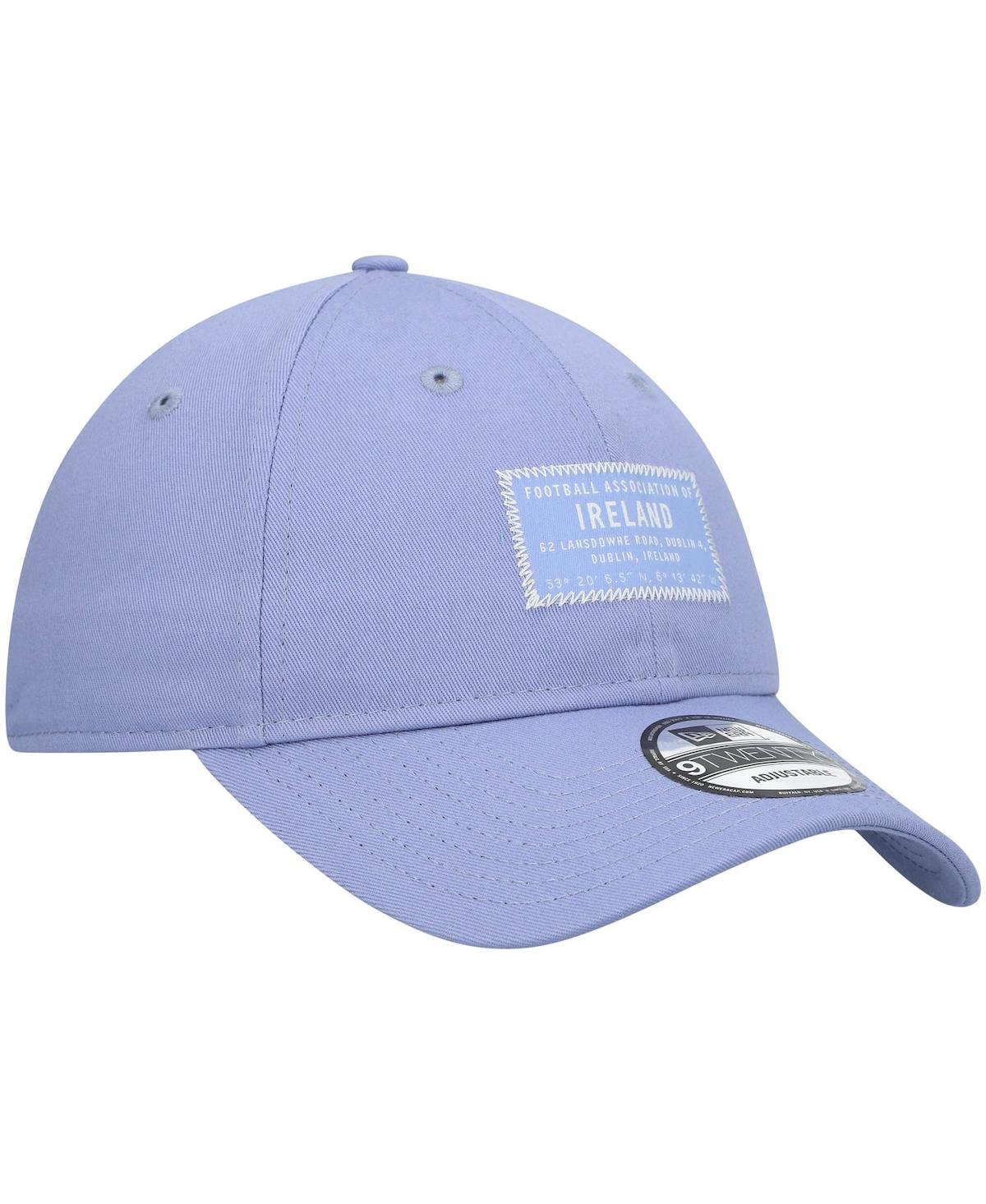 New Era Lavender Ireland National Team Wordmark Patch 9twenty Adjustable Hat In Lavender