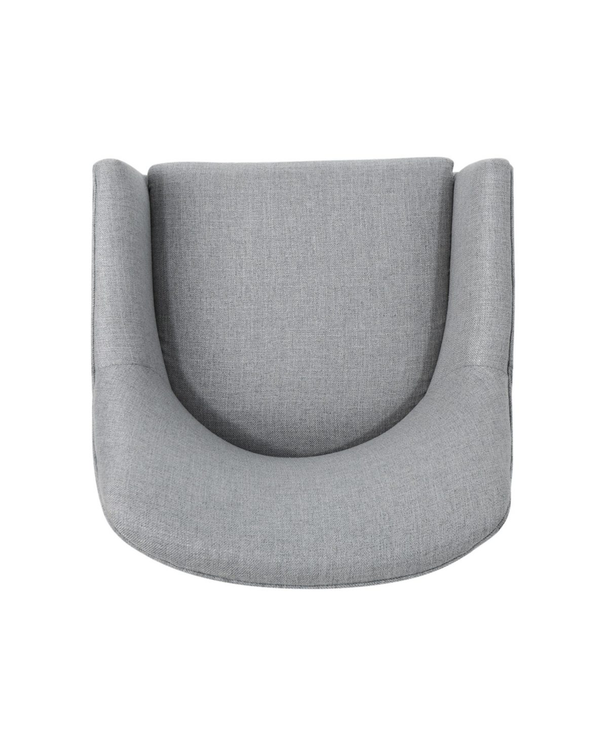 Noble House Johnson Mid Century Modern Fabric Home Office Chair With Chrome Base In Gray