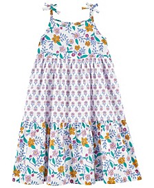Toddler Girls Floral Tank Dress