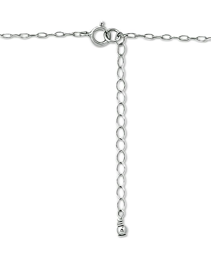 Giani Bernini Cubic Zirconia Coin Pendant Necklace in Sterling Silver ...