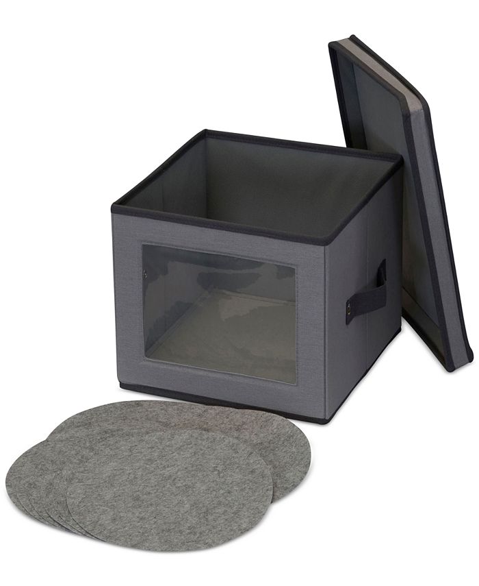 Household Essentials Dinner Plate Storage Box Macy's