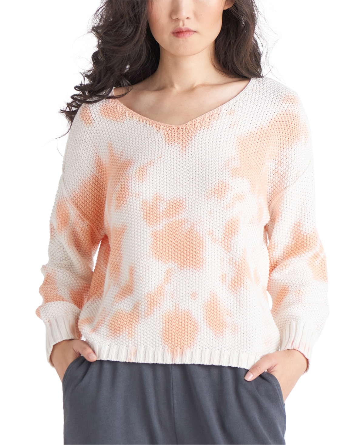 BLACK TAPE WOMEN'S TIE-DYED SWEATER 