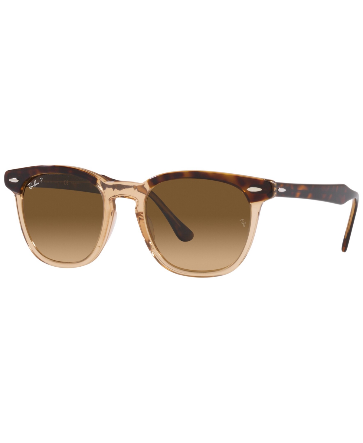 Ray Ban Rb2298 Hawkeye Square-frame Acetate Glasses In Brown