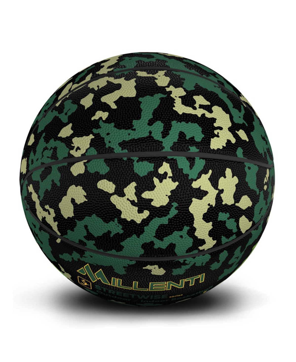 Millenti Basketball Official Size 7 Outdoor Indoor Ball Street Wise Adult Sized Basketball For Men And Women In Green