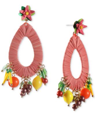 I.N.C. International Concepts - Gold-Tone Mixed Fruit Drop Earrings