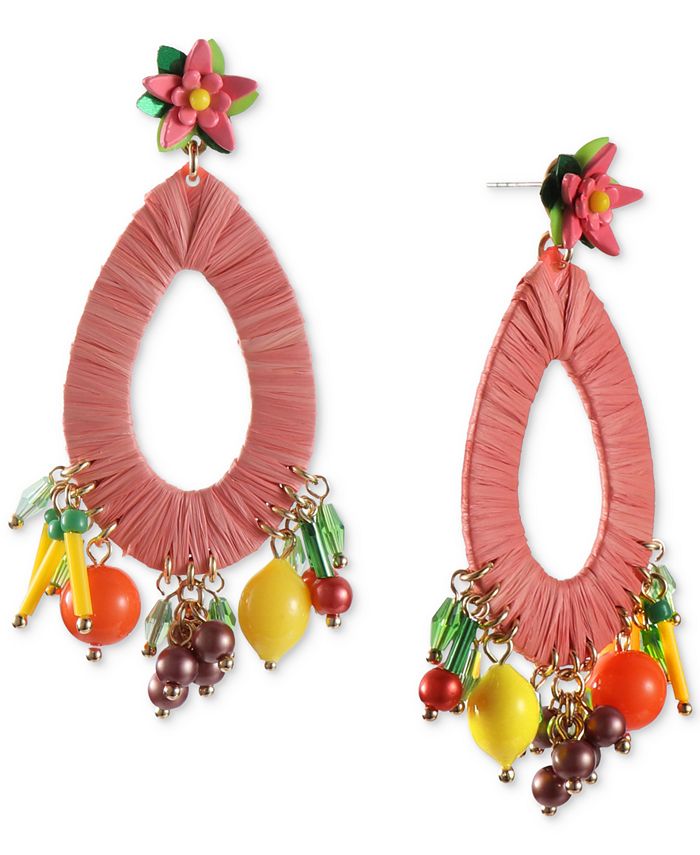 I.N.C. International Concepts INC International Concepts GoldTone Mixed Fruit Drop Earrings