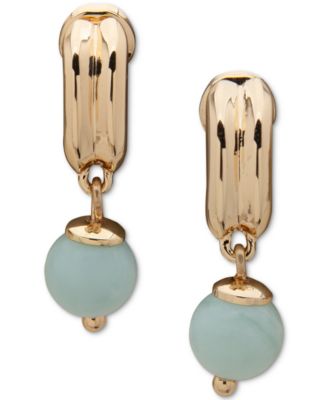 Photo 2 of Style & Co Multi-Bead Hoop Earrings, 2.7", Created for Macy's