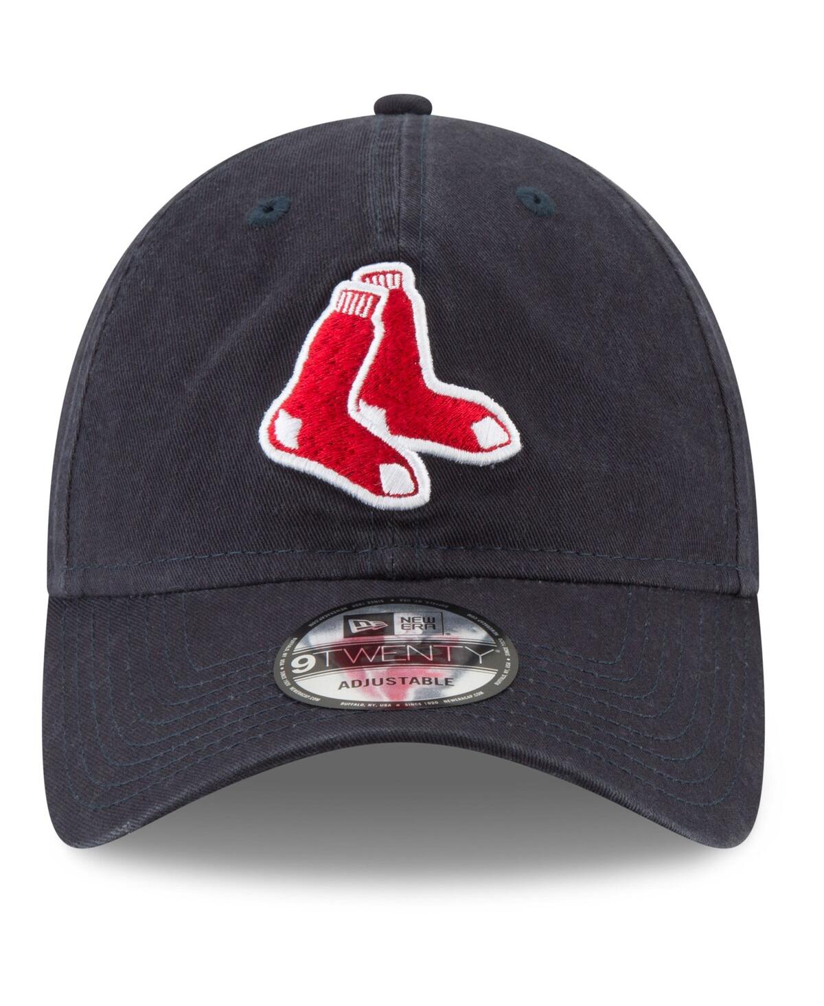 Men's New EraBoston Red Sox Logo Replica Core Classic 9TWENTY Adjustable Hat - Navy
