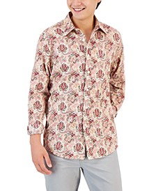 Men's Everly Paisley Shirt, Created for Macy's