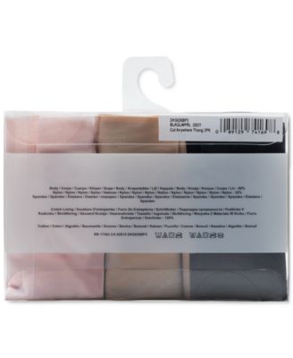 Women's 3-Pk. Litewear Cut Anywear Thong Underwear DK5026BP3