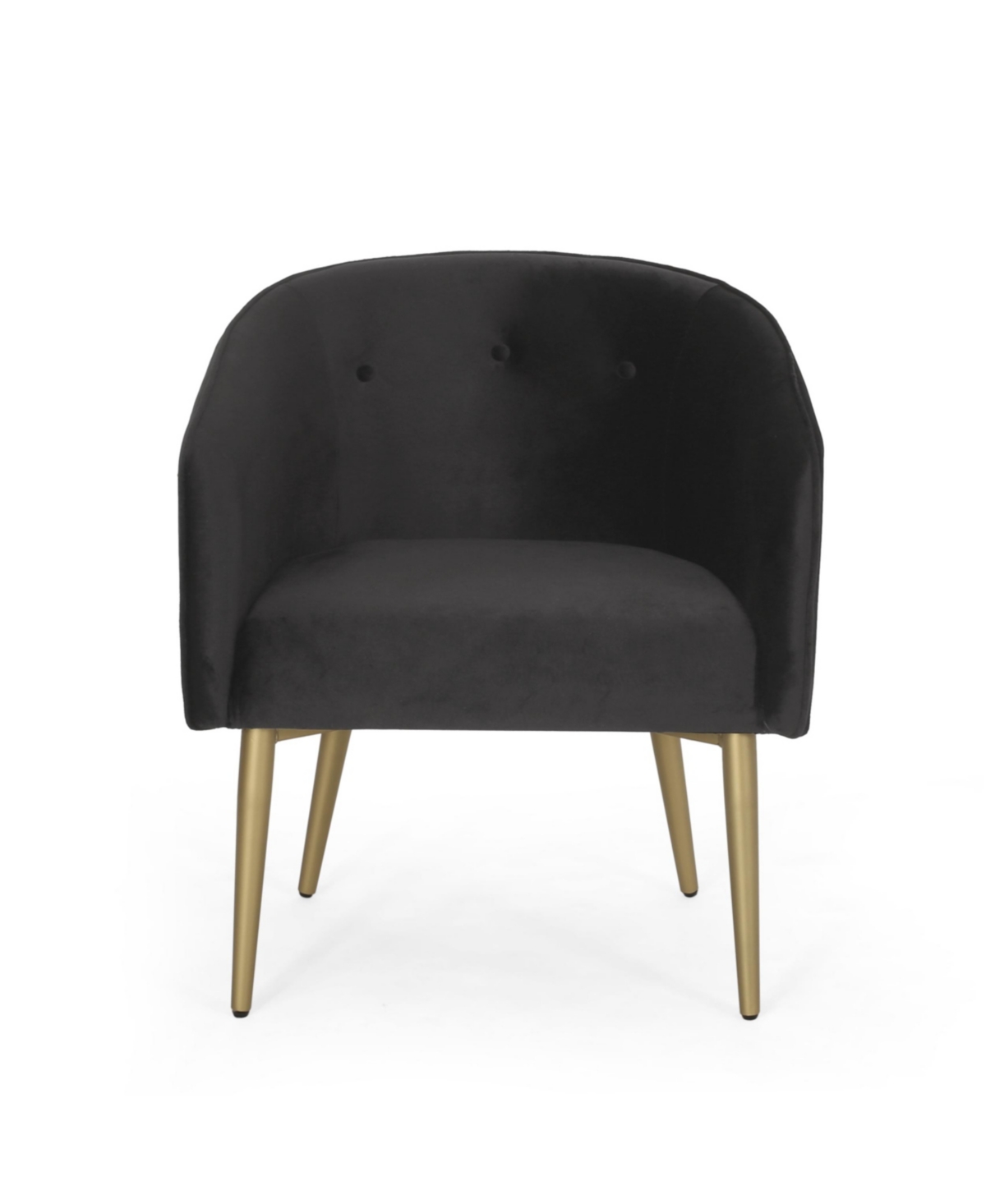 NOBLE HOUSE DESHLER MODERN GLAM TUFTED VELVET DINING CHAIR