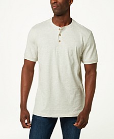Men's Melange Henley T-shirt