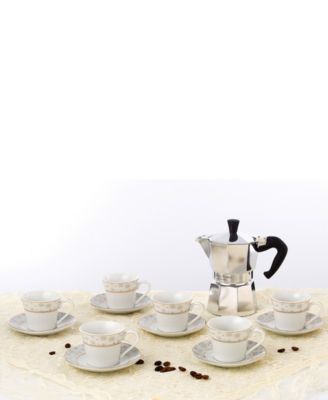 Floral Espresso Set, 12 Piece