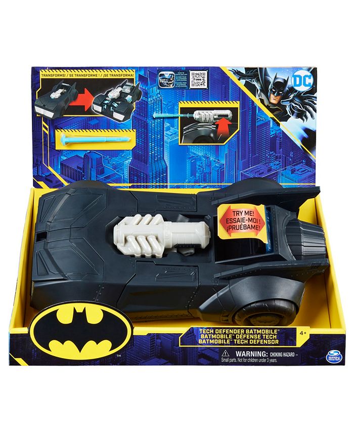 DC Comics Batman, Tech Defender Batmobile, Transforming Vehicle with  Blaster Launcher, Kids Toys for Boys Ages 4 and Up & Reviews - All Toys -  Macy's
