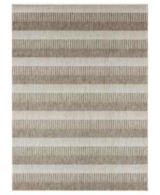 Nicole Miller Patio Country Charlotte Area Rug In Taupe