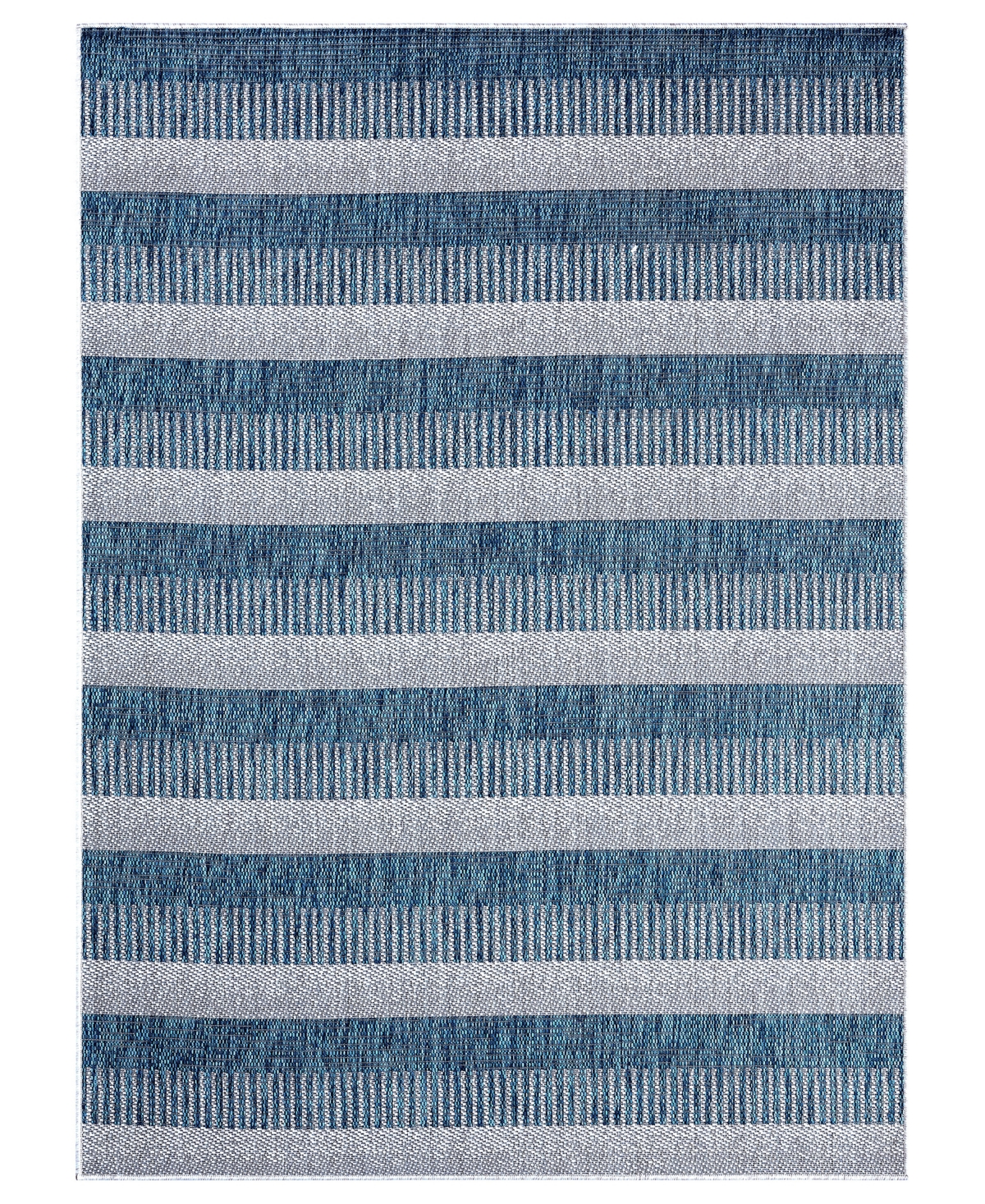 Nicole Miller Patio Country Charlotte 7'9in x 10'2in Outdoor Area Rug - Aquamarine