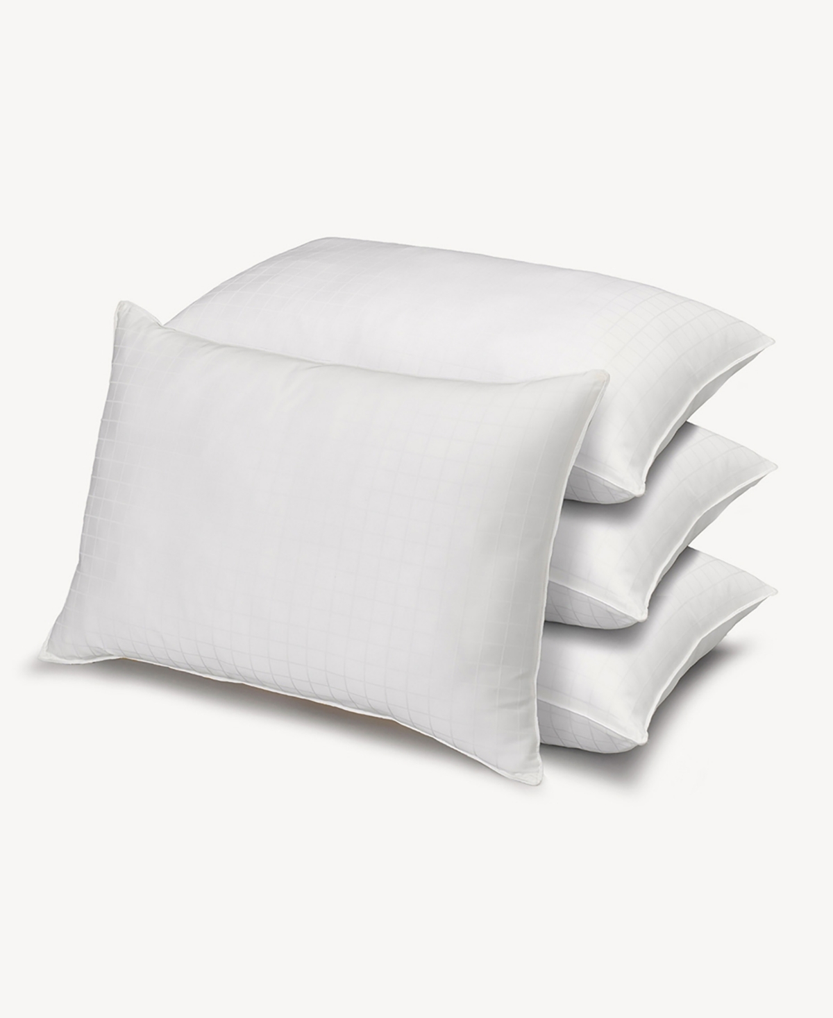 Ella Jayne 100% Cotton Dobby-Box Shell Firm Density Side/Back Sleeper Down Alternative -Pack Pillow