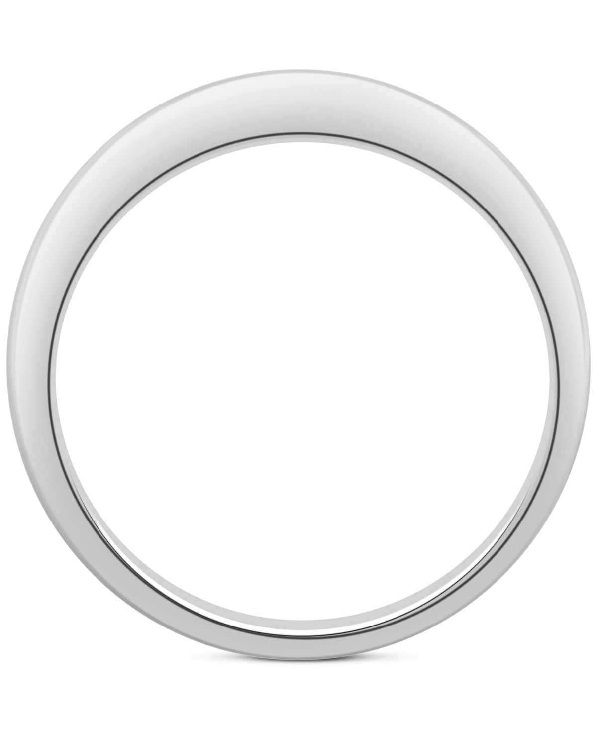 Men's Diamond Princess-Cut Band (1 ct. t.w.) in 10k White Gold - 10K White Gold