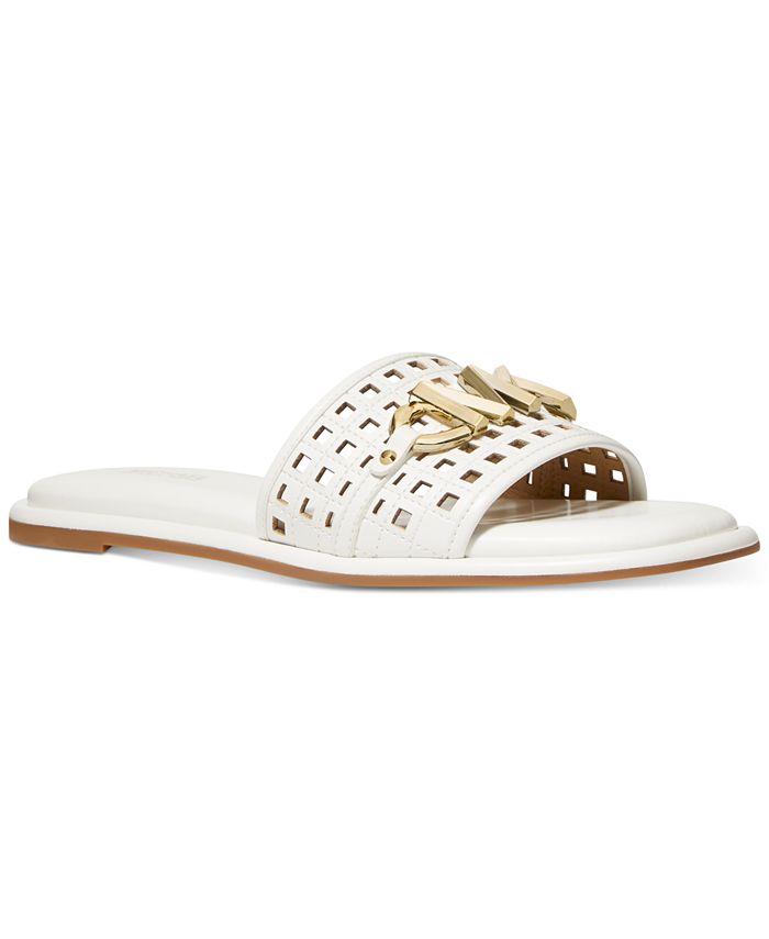 Michael Kors Women's Hayworth Slide Flat Sandals & Reviews - Sandals -  Shoes - Macy's