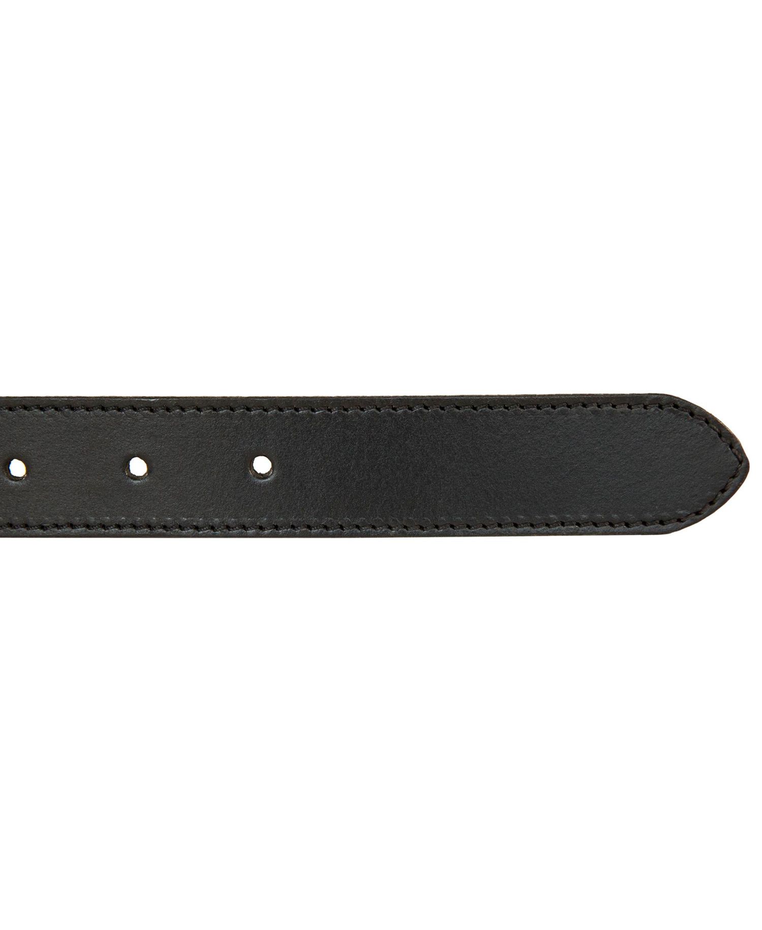 Women's Double O Ring Leather Pant Belt