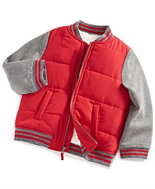 Toddler Boys Varsity Puffer Jacket, Created for Macy's 
