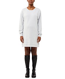 Grey State Indie Cotton Sweatshirt Maternity Dress