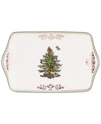 Spode - Christmas Tree Dessert Tray
