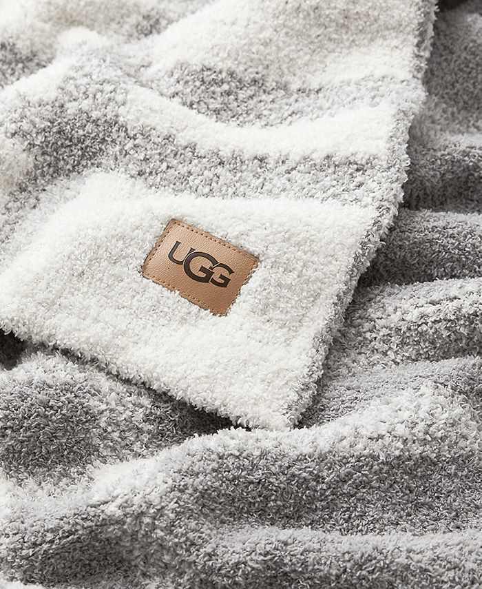 UGG® Naomi Knit Windowpane Throw Blanket, 70" x 50" & Reviews