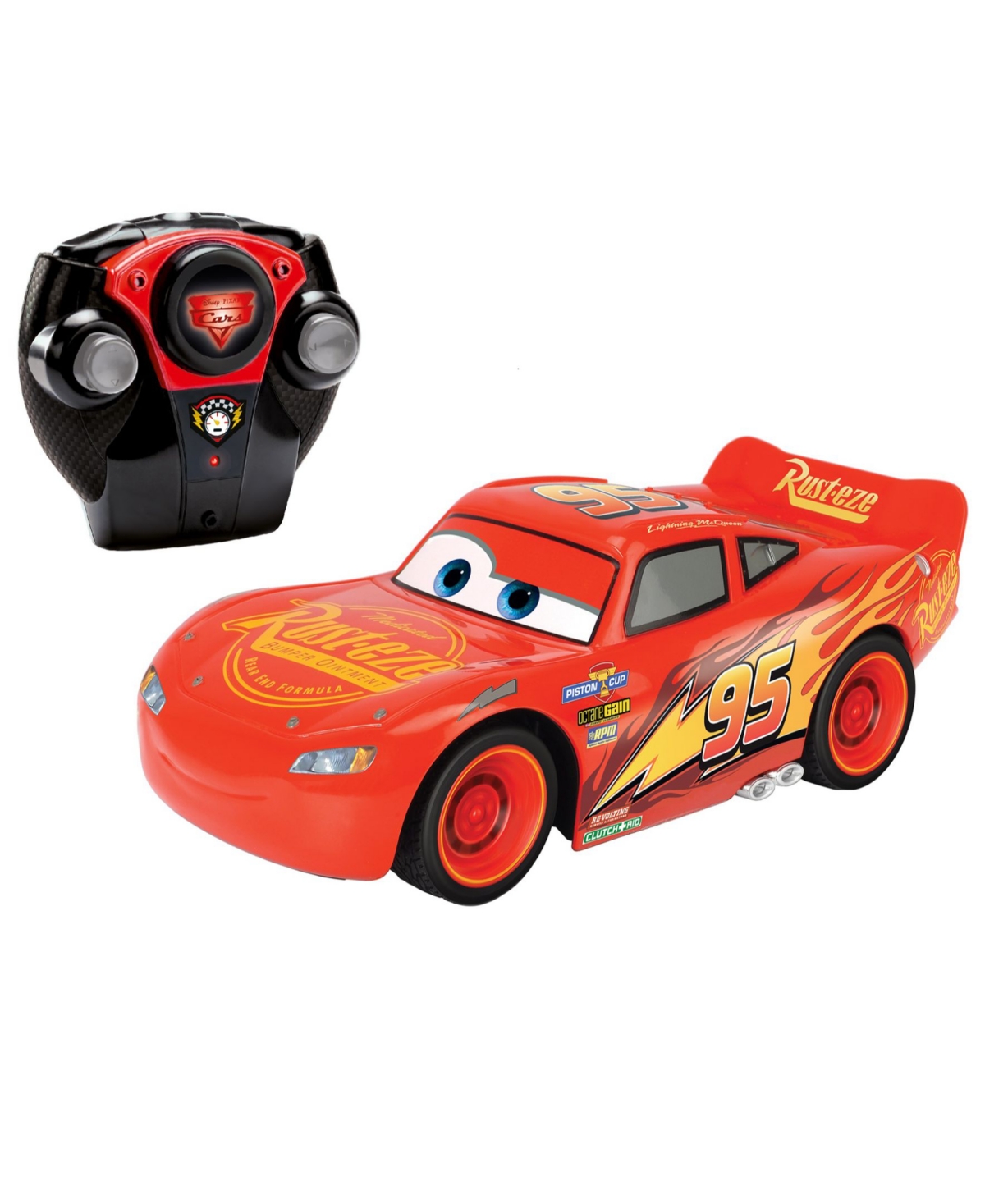 Cars Jada Toys 1-24 Scale Disney Pixar Lightning Mcqueen Crash Car Radio Controlled Toy Car Remote Contro In Multi