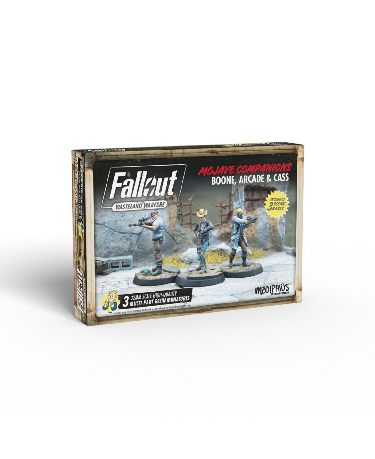 Shop Modiphius Fallout Wasteland Warfare Boone Arcade And Cass, 6 Pieces In Multi