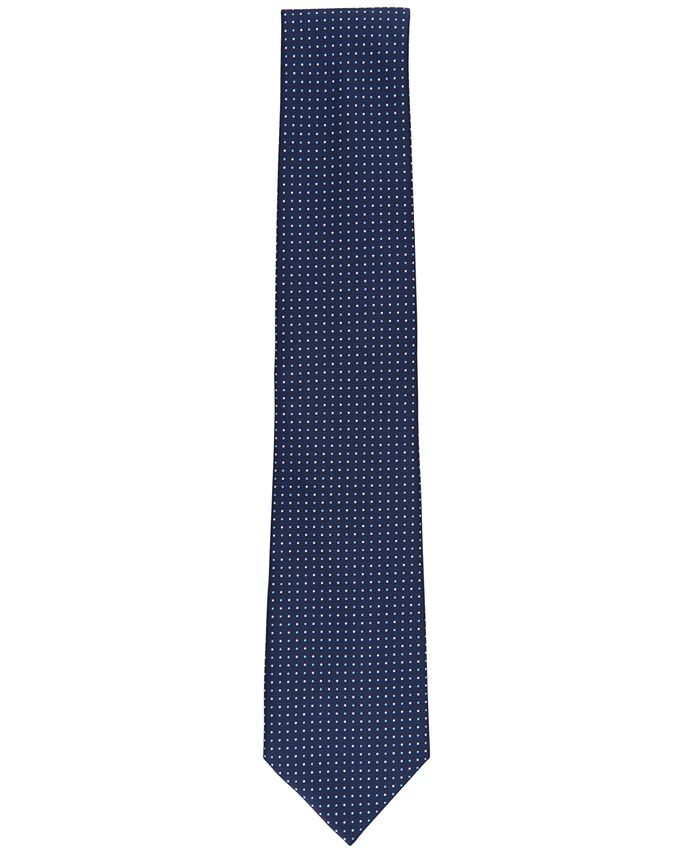 Club Room Men's Reade Dot Tie, Created for Macy's - Macy's