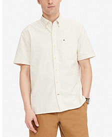 Men's TH Flex Beach Seersucker Short Sleeve Custom Fit Shirt 