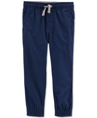 Carter's - Baby Boys Navy Pull-On Poplin Pants