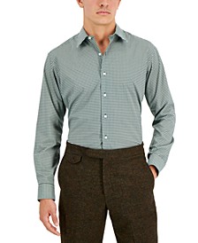 Men's Regular Fit Check Dress Shirt, Created for Macy's