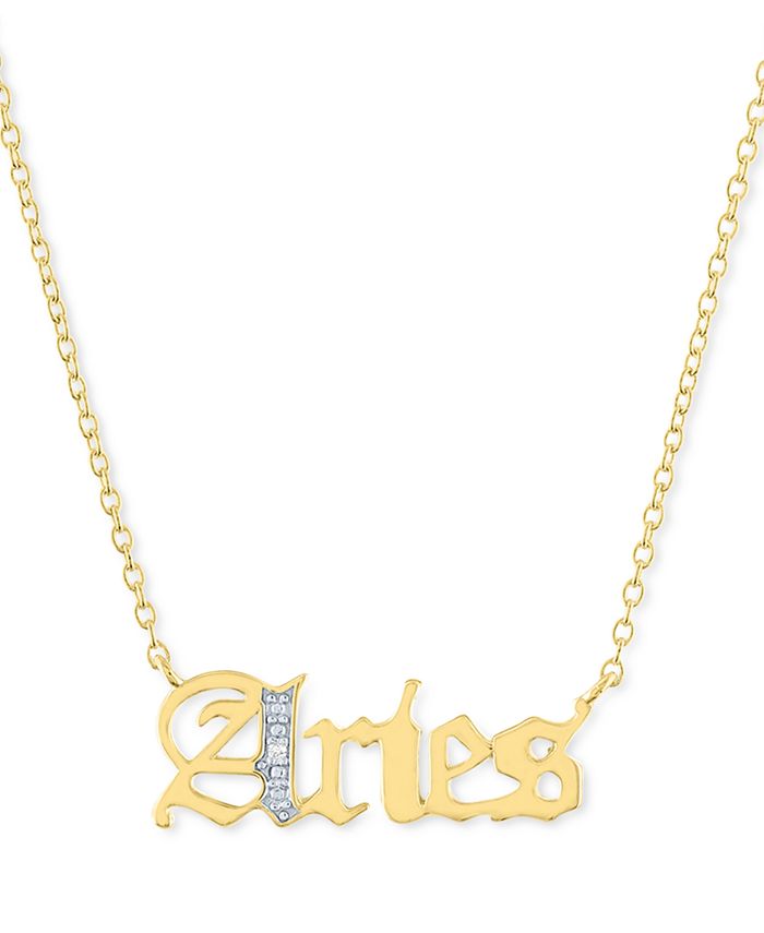 Macy's name necklace store