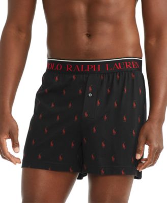 Polo Ralph Lauren - Men's Pony Logo-Print Knit Boxers