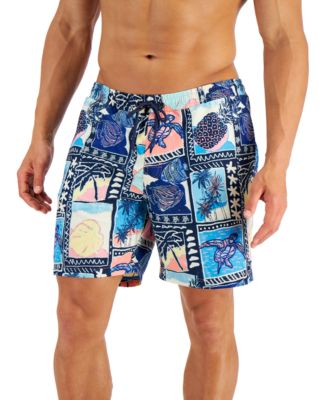 Club Room Men's Tropical Vintage Collage 7