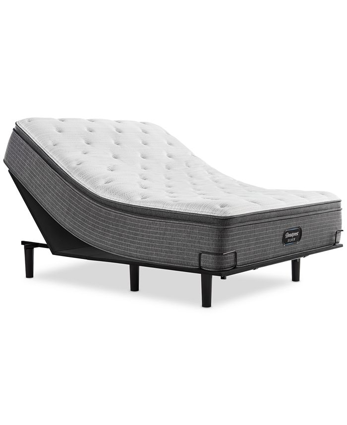 Beautyrest - BRS900 15" Medium Pillowtop Mattress Set- Full