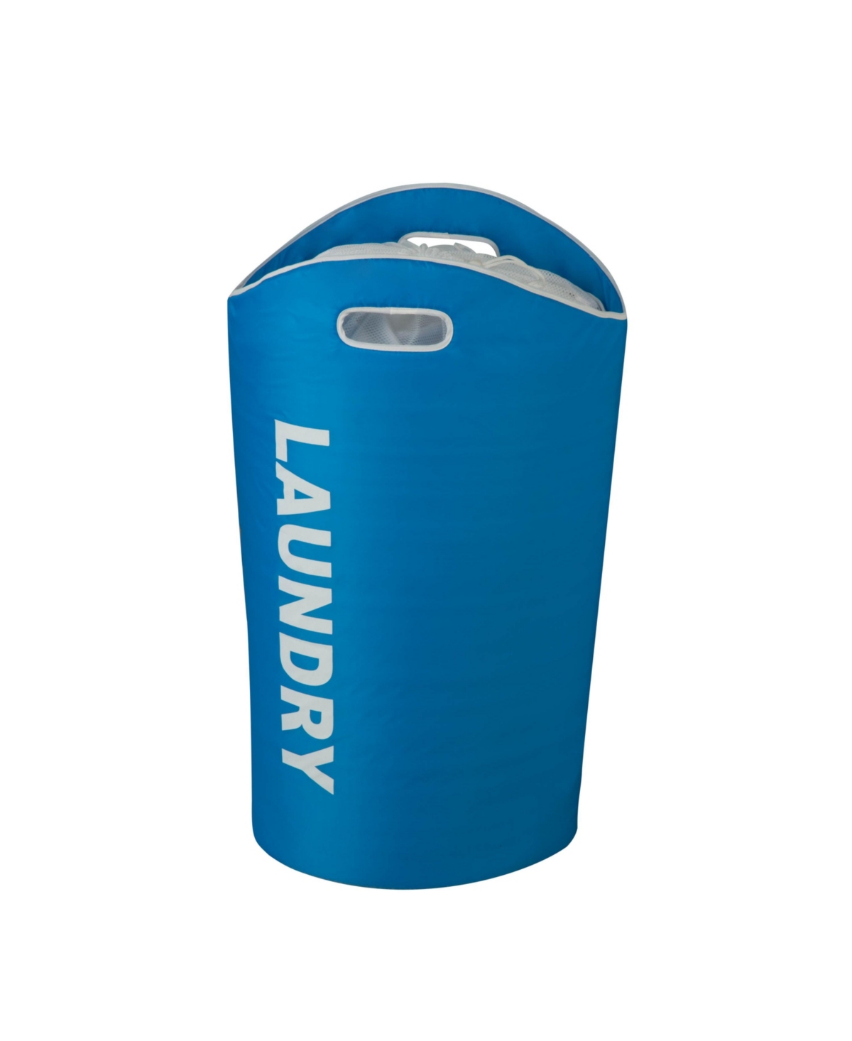Laundry Hamper with Handles - Blue