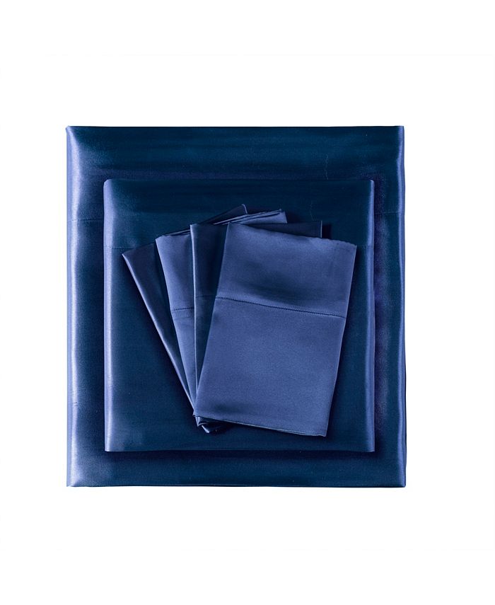 Madison Park Essentials Satin 6Pc. Sheet Set, Full & Reviews Home