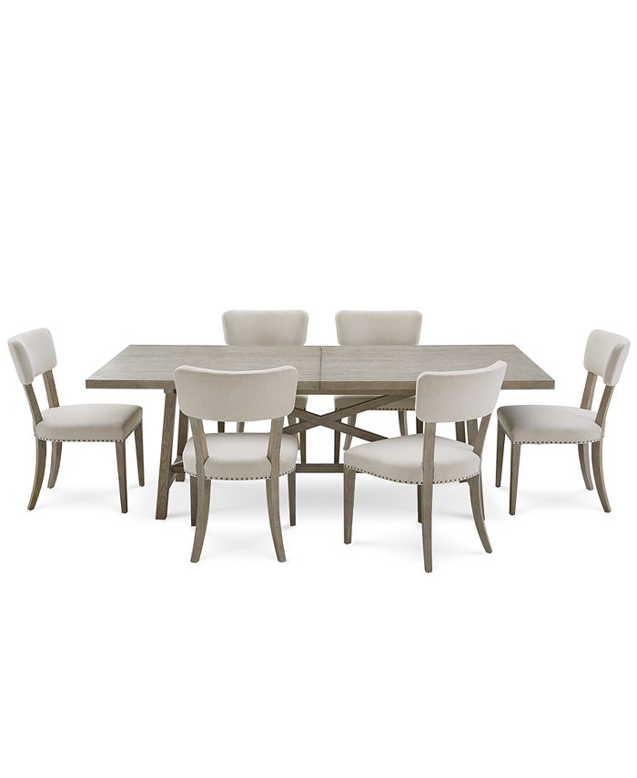 Bernhardt Albion 7pc. Dining Set (Rectangular Table and 6 Side Chairs