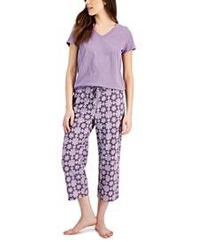 Everyday Cotton V-Neck Pajama T-Shirt, Created for Macy's