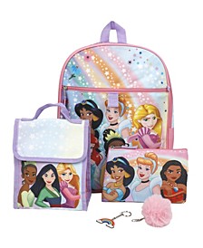 Princess Backpack, 5 Piece Set