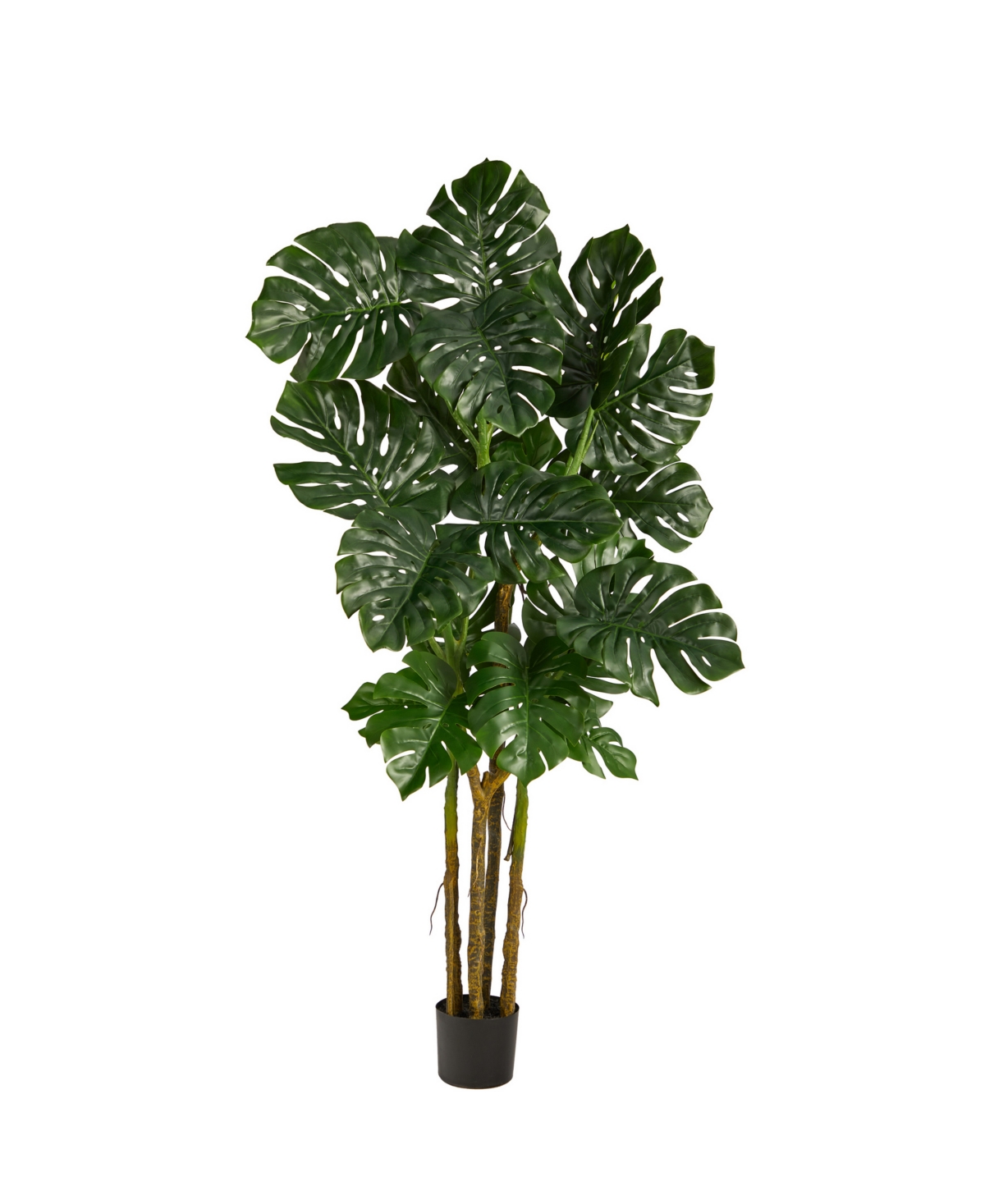 Nearly Natural Monstera Artificial Tree, 6' In Green