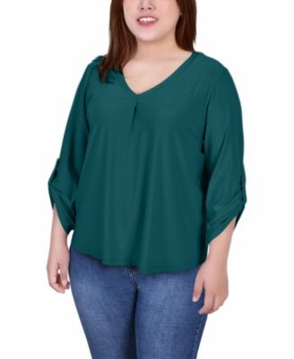 macys plus size tops on sale