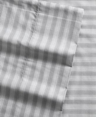 Michael Plaid Cotton Percale 3-Piece Sheet Set, Twin