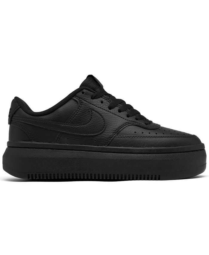 Nike Women #39 s Court Vision Alta Leather Platform Casual Sneakers from