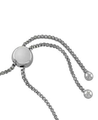 Women's Crystal Bezel Set Adjustable Bracelet