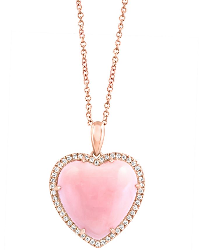 HX Necklace Women's Niche Design High Carbon Diamond Pink Diamond Necklace  Inlaid Love Peach Pendant Neck Pendant Jewelry