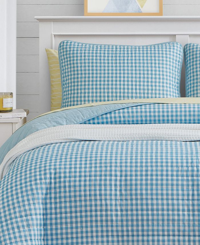 SCOUT Home Check Out Quilt 3 Piece Set, King & Reviews Quilts & Bedspreads Bed & Bath Macy's